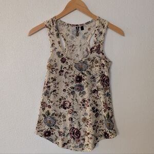 BKE Floral Lace Sleeveless Top